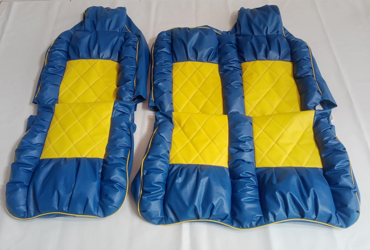 Sarung Jok Mobil & Pelapon Truk Canter Ragsa Dina Dutro HT HDL Bonung Setir Dilapisi Full Busa Bahan Lentur Lembut Tebal Waterproof Cover Jok Presisi