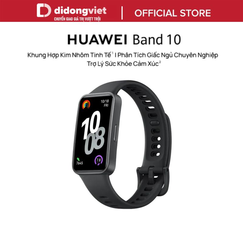 Vòng đeo tay thông minh HUAWEI Band 10 Polyme | Thoải Mái Đeo Cả Ngày | Quản Lý Sức Khỏe Giấc Ngủ