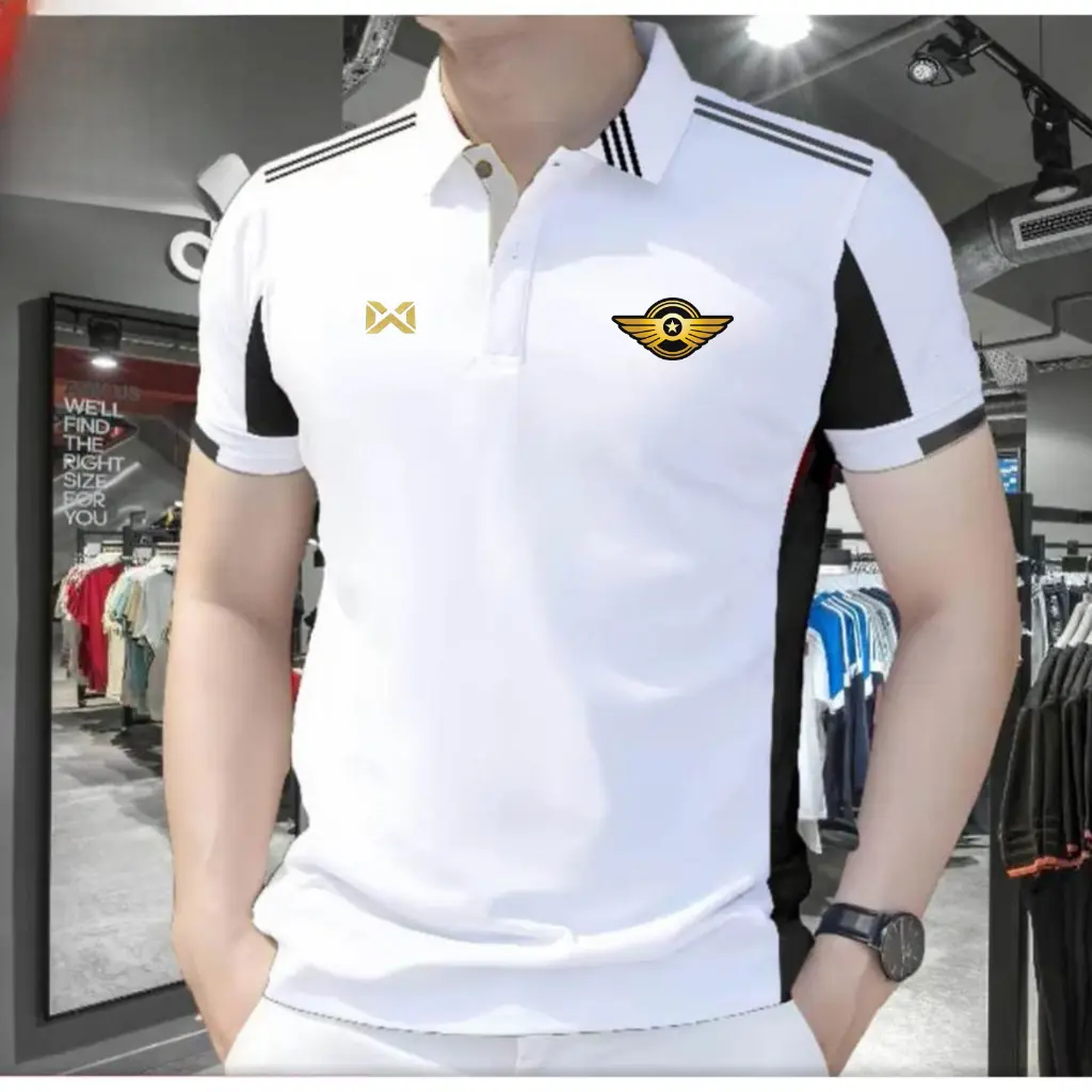 Áo Polo Nam Thường Ngày Cao Cấp, Hàng Mới Về Năm 2025, Áo Polo Ngắn Tay, Phong Cách Thanh Lịch Công Sở, Được Làm Bằng Chất Liệu Cao Cấp Hàng Đầu Của Hàn Quốc thông thường áo thun cơ bản Có Cổ Shirt Menswear