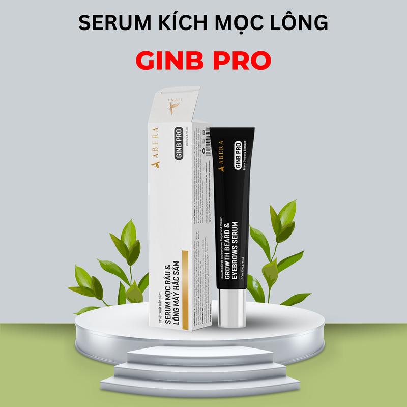 Serum kích mọc lông Ginb Pro - Kích thích mọc lông mày, râu và tóc