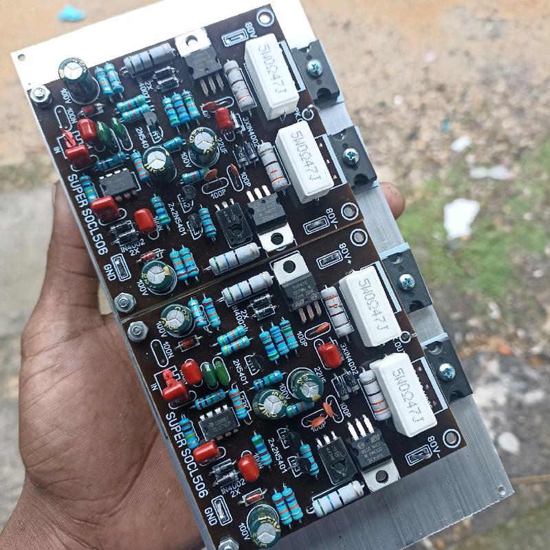 socl 506 stereo 2 set transistor final siap pakai 1