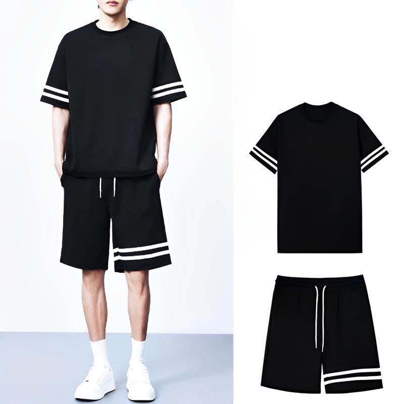 Bộ quần áo thể thao Nam tay ngắn 23KG đến Bigsize 120kg kiểu dáng Hàn Quốc mát không bai, không xù lông Sport Chạy Bộ Top Tập Gym Áo Thun