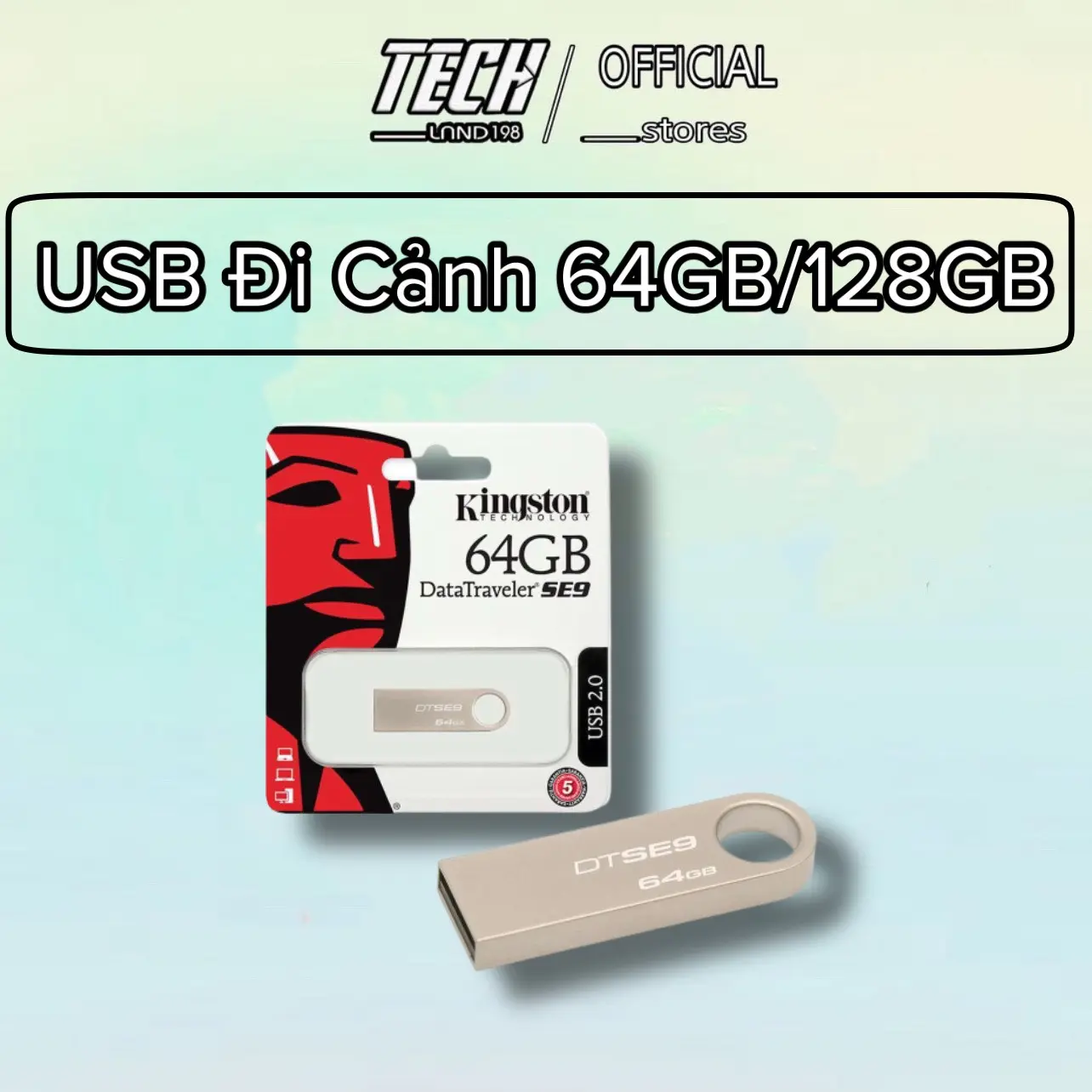 USB Kingston 64GB - 128GB | Full hiệu 4K ứng đi cảnh | Video 4K