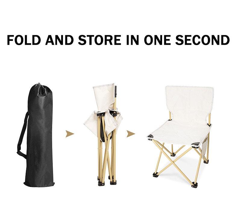 Product Introduction of Outdoor Foldable Chair Camping Portable Fishing Chair Light Beach Chair Leisure Folding Recliner Foldable Camping Chair Support 150kg Portable Folding Beach Fishing Chair Outdoor Tools Strong High Beach Seat Unisex Camping Chair 16