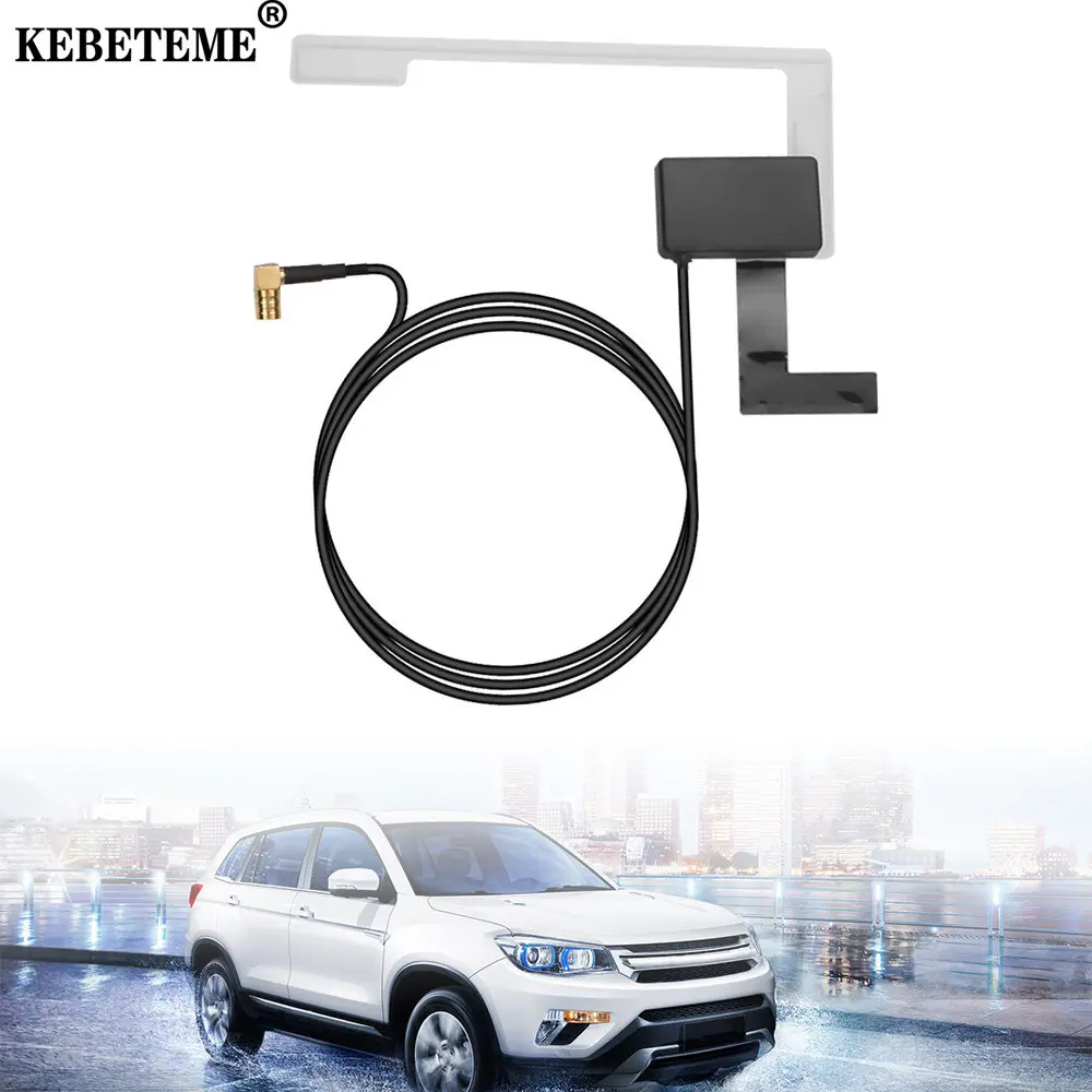 Kebeteme Antenna 3m car radio stable universal connector with digital RF amplifier
