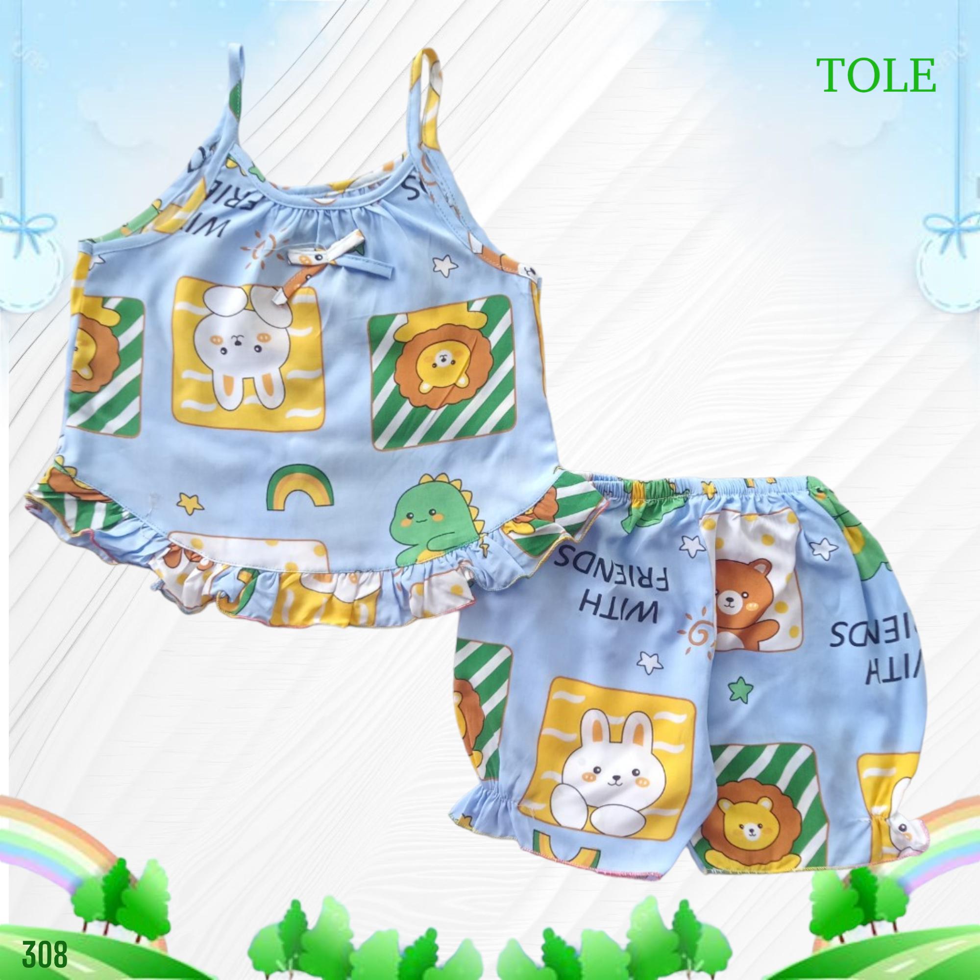 Bé gái ngắn áo dây lô 308 từ 1-10