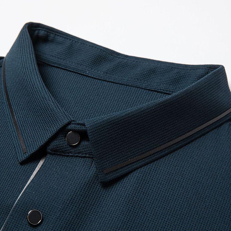 Product Introduction of Áo Thun Nam Ngắn Tay Mùa hè, 100% Cotton Thật, In Ve Áo Nặng, Áo Polo, Dễ Phối Đồ Dáng Rộng Vừa Vặn, Tay Lửng Áo, Dành Cho Nam Giới Menswear Có Cổ 30