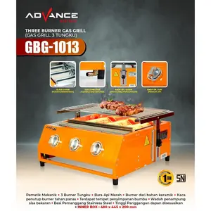 Advance Kompor Panggangan GBG-1013 Multifungsi berbahan stainless steel Bergaransi