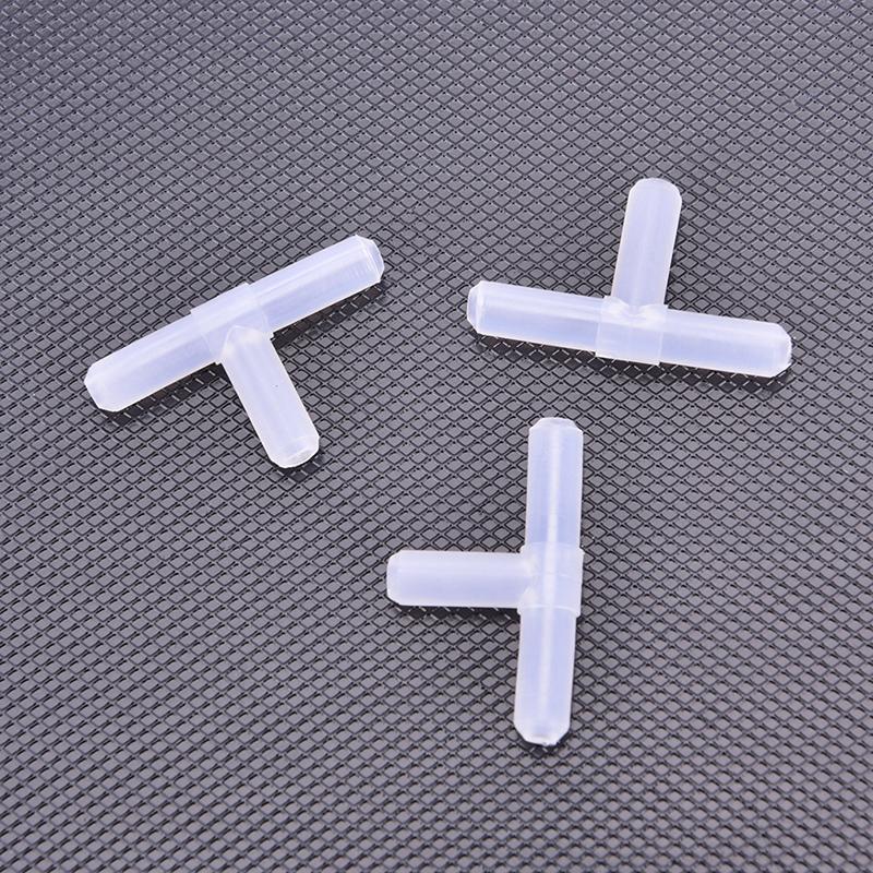 Product Introduction of 10PCS 4mm Plastic "T" 3-Way Fish Tank Aquarium Air Pump Line Tubing Connectors 12