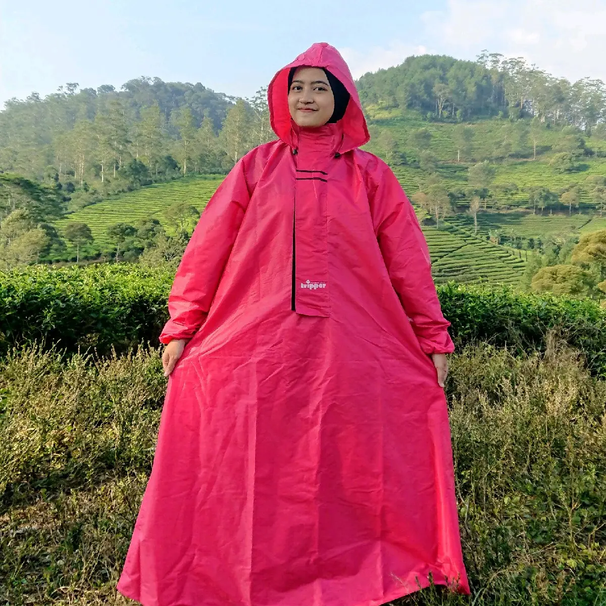 JAS HUJAN GAMIS SYARI JUMBO BIGSIZE MUSLIMAH BISA UNTUK PRIA portabel