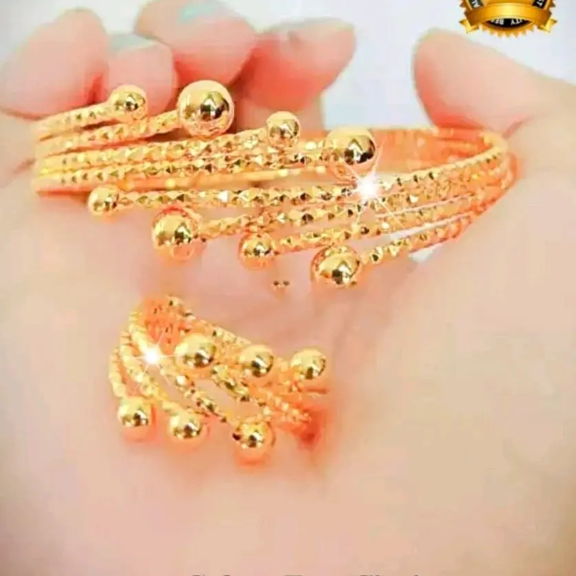gelang bambu melintir free cincin anti luntur titanium asli Bracelets