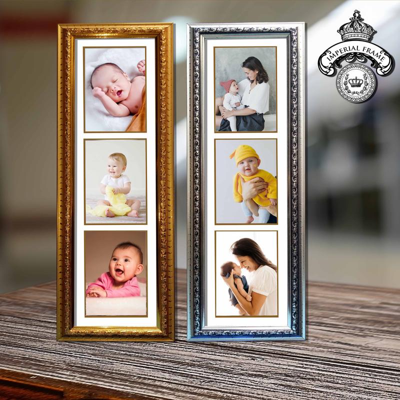 Bingkai Frame Foto Figura 4R susun 3 ( 3 in 1 ) 0