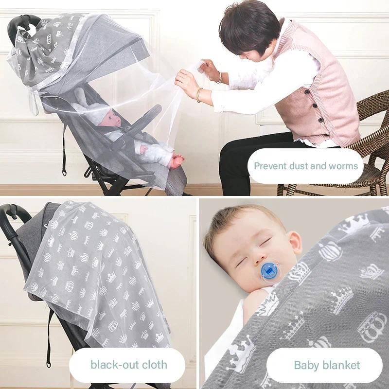Product Introduction of 1PC Breastfeeding Cover Baby Infant Breathable Cotton  Nursing Cloth  large Size Big Nursing Feeding Cover Cape Apron 3