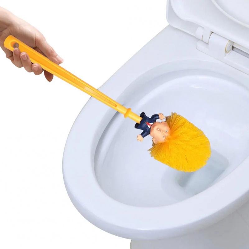 Product Introduction of Donald Trump Bathroom Cleaning Brush Funny Trump Toilet Cleaning Brush Novelty Gifts Toilet Bowl Brush Bathroom Cleaning Tools 3