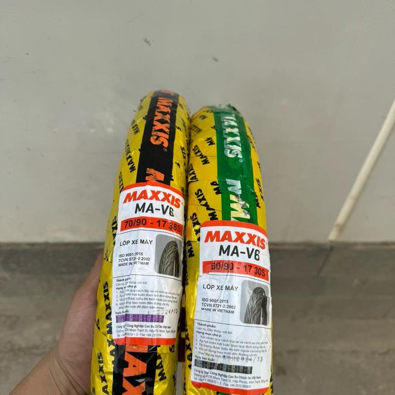  Vỏ maxxis V6 xài ruột  dành cho nhiều dòng xe 