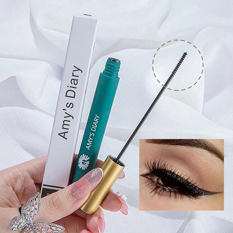Mascara chuốt mi mảnh tơi AMY's DIARY vỏ xanh vàng luxury 0