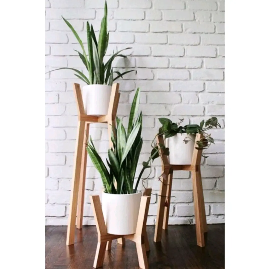 STANDING POT KAYU JATI BELANDA