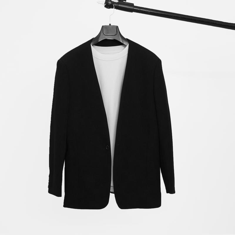 ÁO BLAZER KHÔNG CÓ VE CỔ - GIA CÔNG 3 LỚP - CÓ ĐỆM VAI- CÓ TÚI TRONG