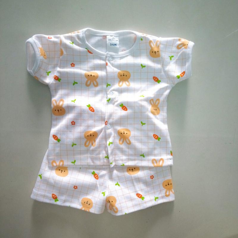 Product Introduction of 3ชุด ชุดกระดุมสั้นเด็ก 0-6เดือน 4