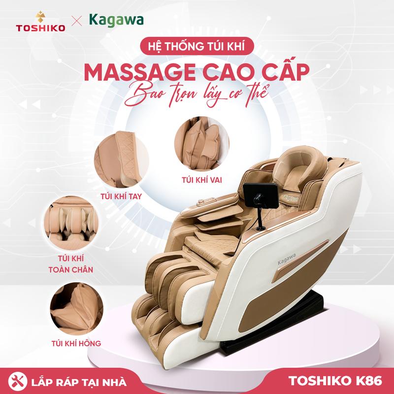 Ghế Massage toàn thân Kagawa K86 , công nghệ massage Nhật Bản