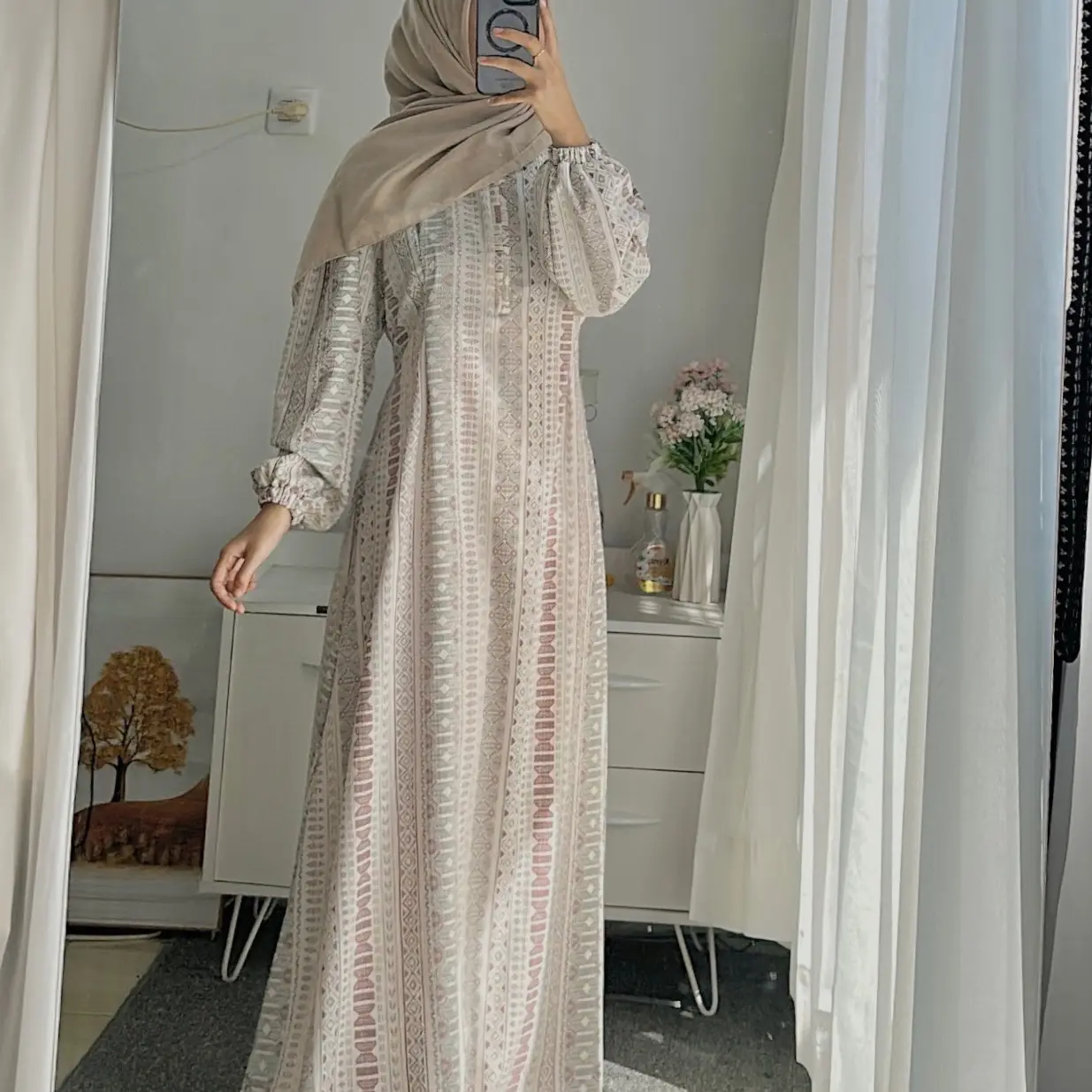 Korean Dress Bunga Vol 2 Bunga // Baju Gamis Terbaru 2023 Motif Bunga // Dress Korean style