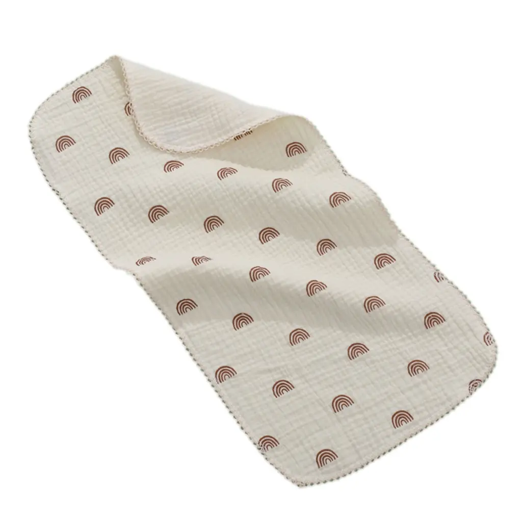Cotton Baby Towel Boys Girl Washcloth Lovely Cartoon Print Baby Drooling Bib Nursing Bib Face Towel Make Bath Hour Fun