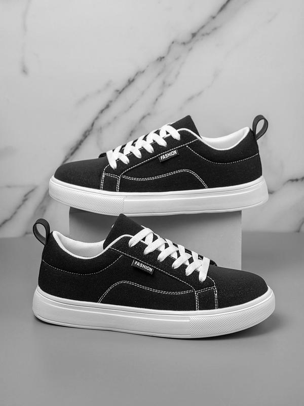 Men's Fashionable Lace Up Low Top Sneakers, Casual Comfortable Sports Shoes for Daily Wear, Trendy All-match Sneakers for Daily Wear 1