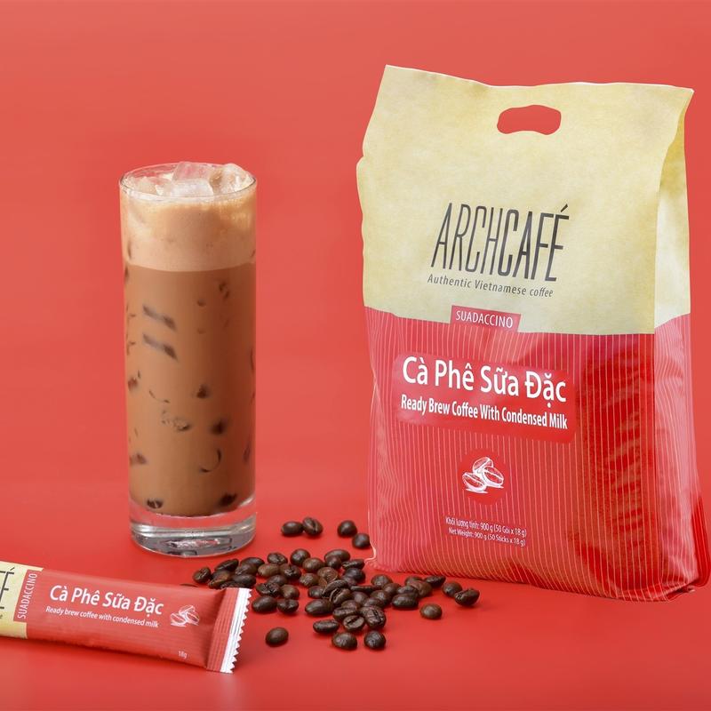 Cà phê sữa đặc (túi 50 gói - Archcafe)