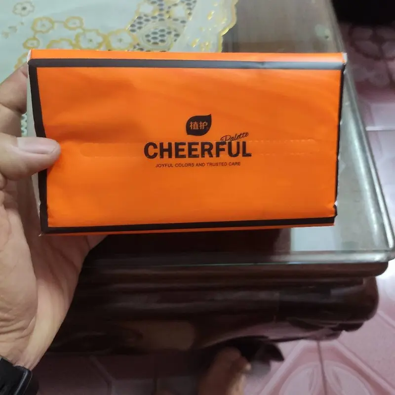 Thùng 20 gói giấy ăn CHEERFUL nội địa Trung - Giấy 4 lớp siêu dai Mecuken21 Khăn Giấy 3