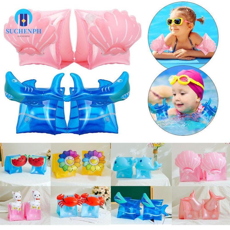 Product Introduction of Inflatable Baby cartoon Floats Safety Float Swimming Arm Ring Children Arm Swimming Ring Party Toys 29