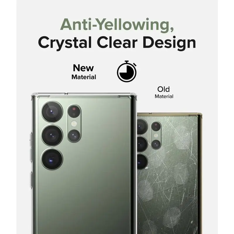 Ringke Clear Case Samsung Galaxy S23 Ultra 5G Plus - Fusion Soft Casing Softcase Premium 1