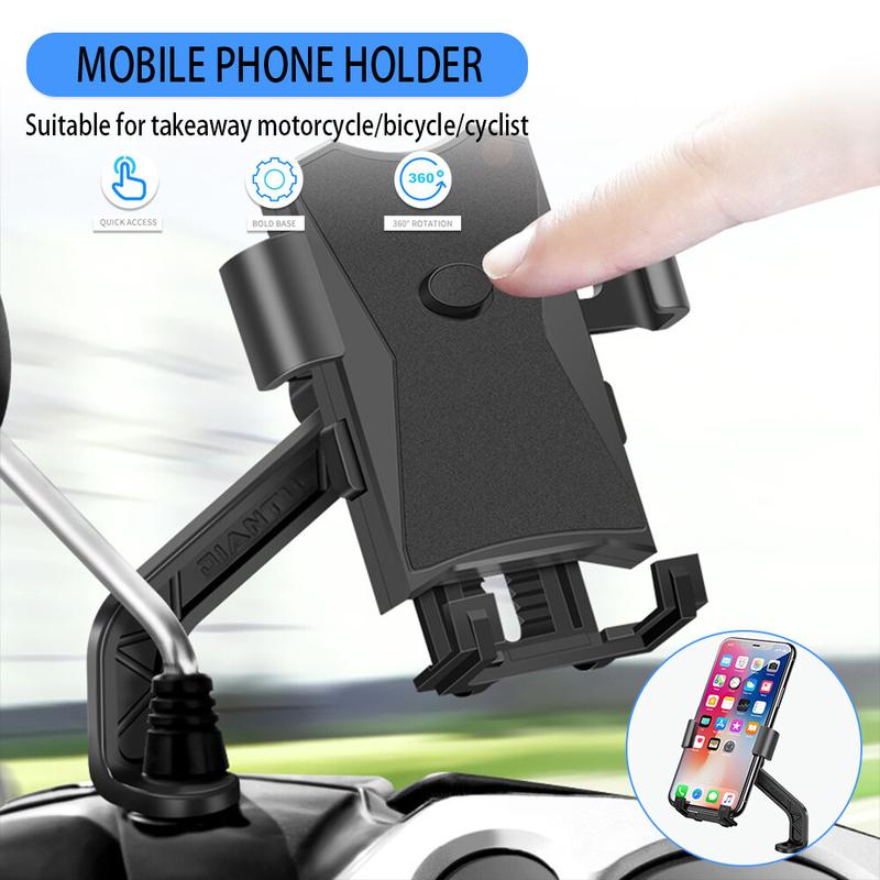 Product Introduction of Rearview Mirror Waterproof Cellphone Holder Motorcycle Motorbike Phone Bracket Holder Mount Accessories Adjustable Silicone Cases 19