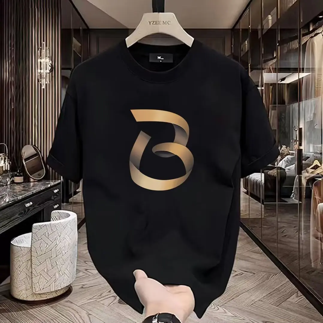 100% Cotton Men's T-Shirt S861 Top Streetwear