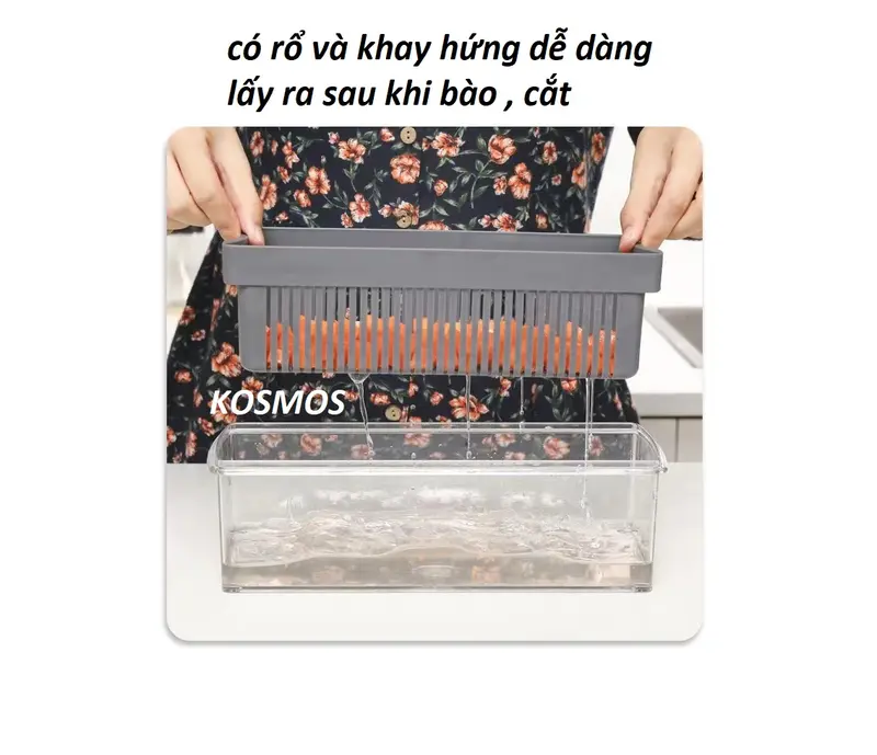 Bộ Dụng Cụ Bào/Cắt Thạch, Rau Củ, Trái Cây Kèm Lưỡi Nạo Đa Năng (14 chi tiết) 6