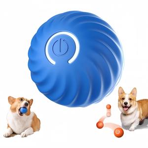 Automatic Rolling Ball Toy, 1 Box USB Rechargeable Electric Intelligent Interactive Pet Sports Toy, Indoor & Outdoor Pet Toys for Dogs & Cats, Valentine's Day Gift
