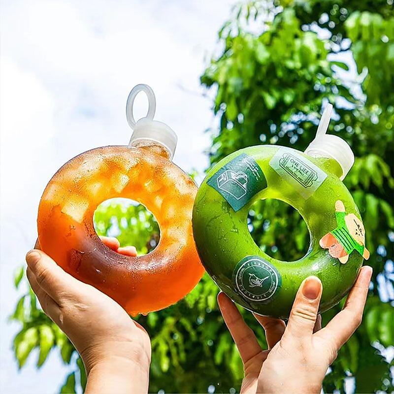 Bình Nước Nhựa Hình Tròn, Thiết Kế Sáng Tạo Và Dễ Thương, Có Ống Hút, Thích Hợp Cho Các Môn Thể Thao Ngoài Trời, Cầm Tay, Chống Sốc, Cốc Uống Nước Mùa Hè, Dành Cho Bé Gái, Hàng Mới Về 2023 1