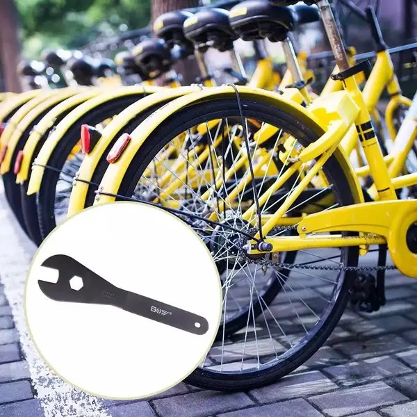 BOY - Kunci Pedal Sepeda/ Kunci Pas Pedal/ Kunci Kones 13/ 14/ 15/ 17/ 18/ 19 - Kunci untuk Pasang Pedal Sepeda/ Bike Pedal Spanner 3
