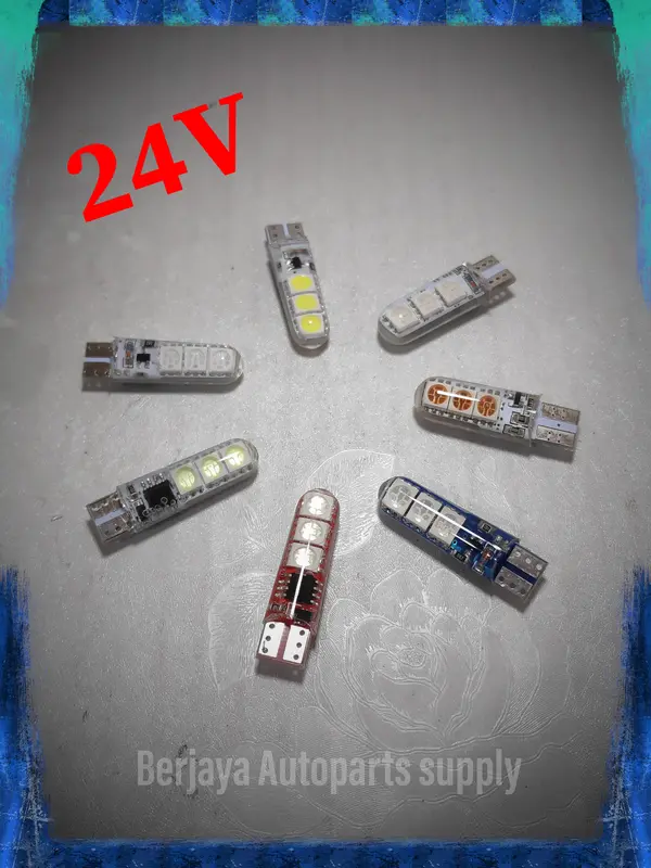 1SET LAMPU T10 LED JELLY LAMPU SENJA LAMPU MOBIL LAMPU MOTOR 2