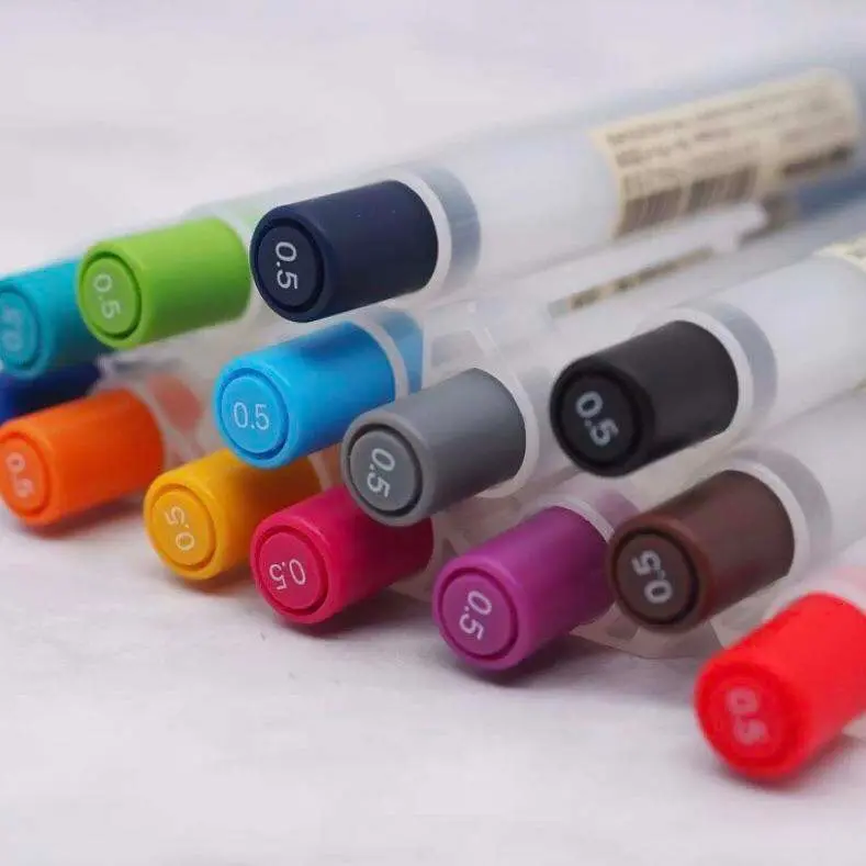 Bút gel Muji nắp bấm 0.5 chính hãng 2