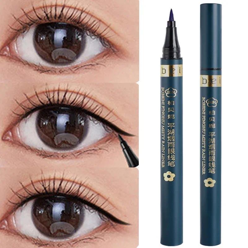 2 Colors Eyeliner Pencil Quick Dry Long-lasting Black Brown Eyeliner Pen Eye Makeup Makeup Tools 0