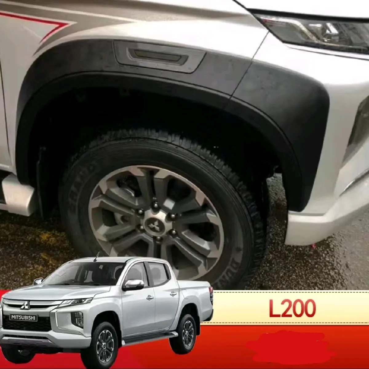Over fender Mitsubishi new triton