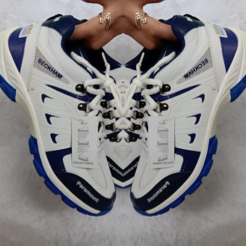 SEPATU HIKING / SEPATU GUNUNG PARAMOUNT BECKHAM PENDEK PUTIH BIRU / SEPATU TRACKING / SEPATU MENDAKI ZELDASTORE67 1