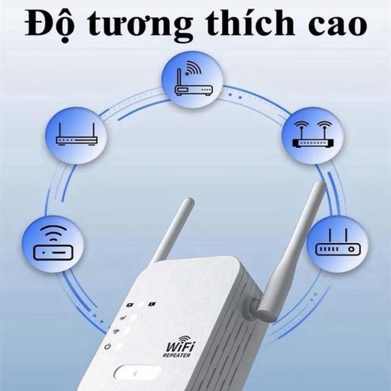 Bộ kích sóng wifi 4 râu tốc độ cao - hút wifi phát xuyên tường kết nối xa , kích sóng wifi 4 râu không dây