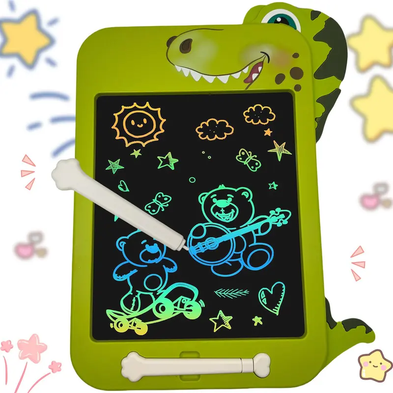 Dinosaur Design LCD Writing Tablet, 1 Count Colorful Screen Drawing Board, Educational Toy for Boys & Girls, Best Birthday Gift 0