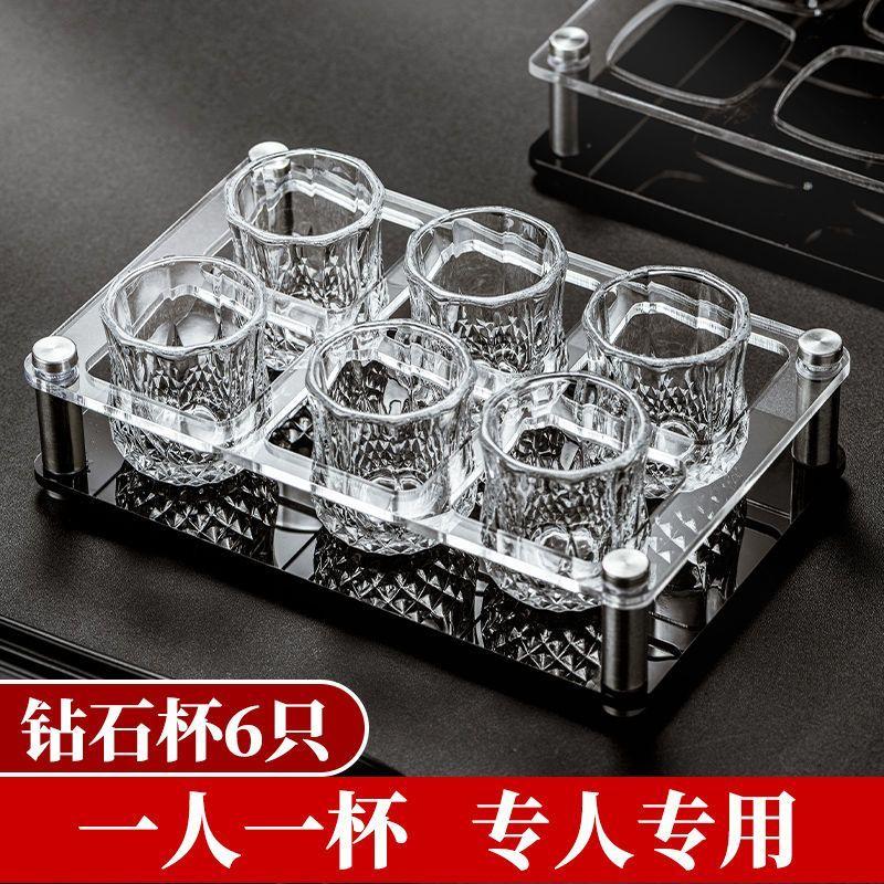 Bộ cốc uống rượu vang trắng gia dụng giá cả phải chăng Cốc bắn rượu sang trọng 100.00G 50.00G-End Cốc rượu nhỏ đẹp mắt năm 2024 4