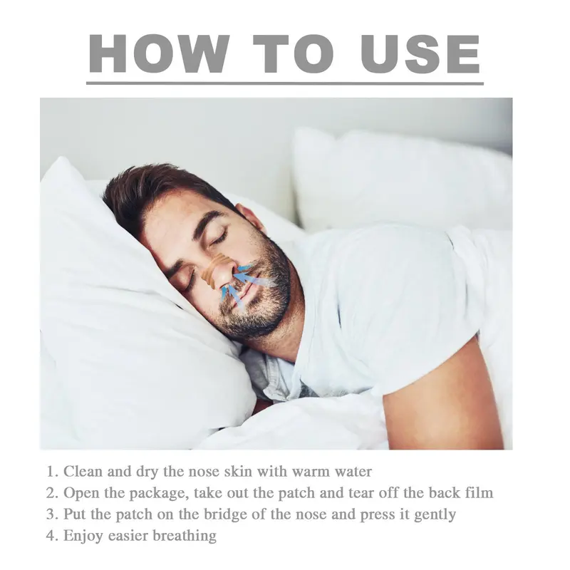 Nasal Strips, Nasal Strips for Nasal Congestion, Breathable Nasal Strips for Men & Women, Sleep Aid Products 7