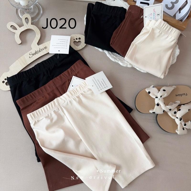 (7-34kg) set 3 quần leging dài và ngố bé gái zip mềm gắn nơ 8