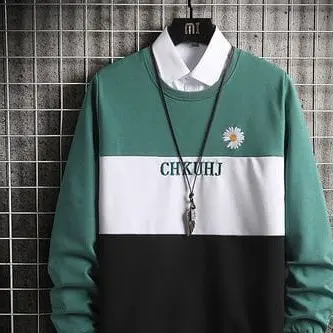 ALPHADESIGN SWEATER KOMBINASI  4 WARNA ESKLUSIF JUMBO SMPAI UKURAN 7XL BB 170KG Urbane Pas Hoodies & Sweaters lats  pullover 2