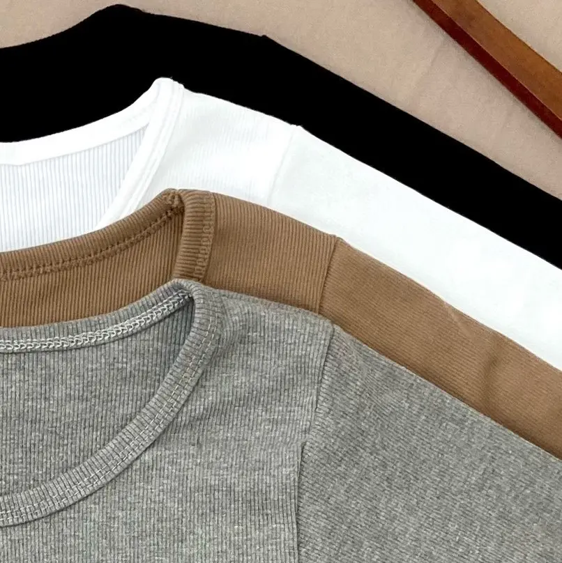 Áo croptop Tay Dài Vạt Bầu Cổ U A3 | BigBuy360 - bigbuy360.vn