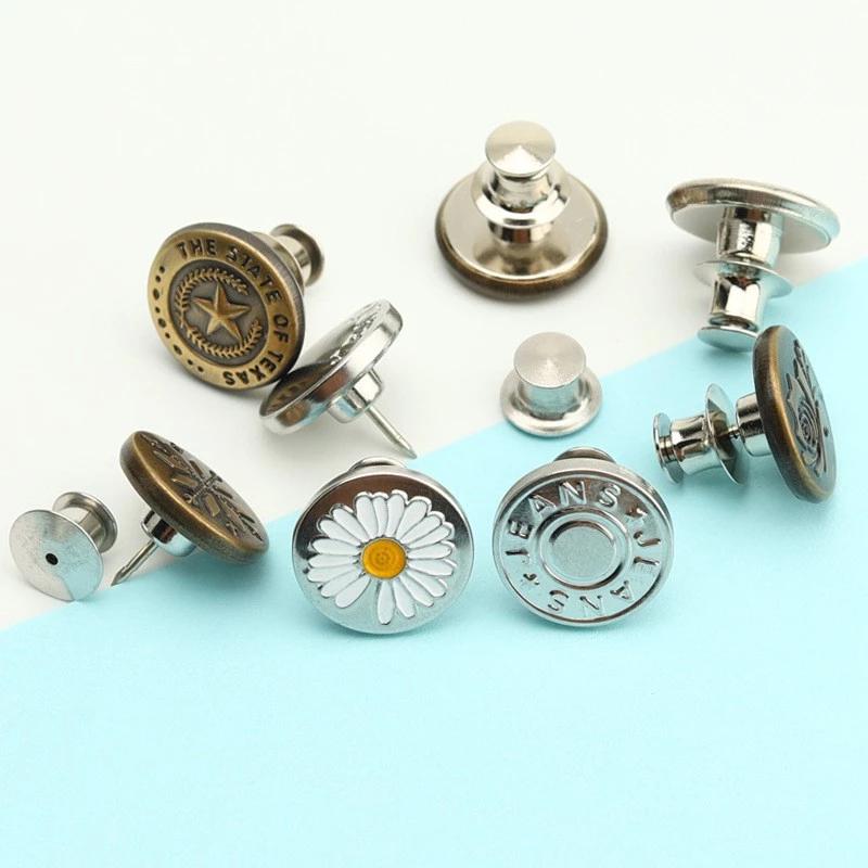 Product Introduction of Hộp 42 Chi Tiết Cúc Quần Thay Thế, Bộ Vít Cúc Quần Dễ Dàng Lắp Đặt, Có Thể Tháo Rời Phù Hợp Quần Jean, Quần Vải 30